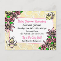 É uma Menina Ba-Bee Baby Shower.