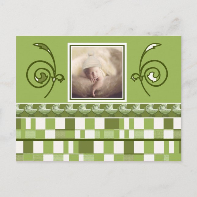 Cartão Postal É uma placa retrógrada de carrinho de bebê do Boy  (Frente)