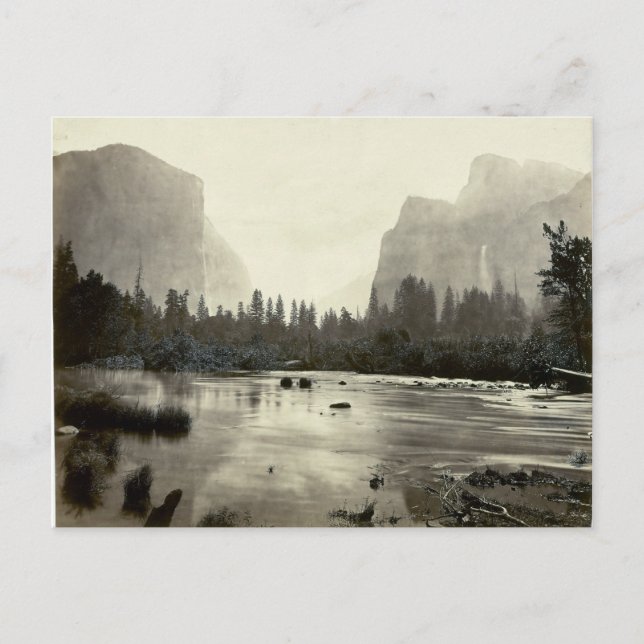 Cartão Postal Eadweard J. Muybridge Valley do Yosemite (Frente)