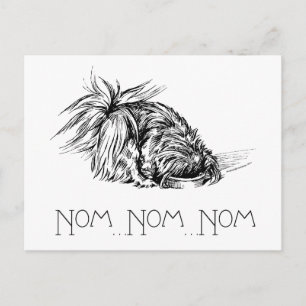 Cartão Postal Eager Eater Peke