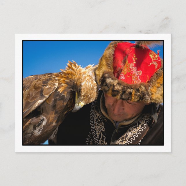 Cartão Postal Eagle Hunter Postcard (Frente)
