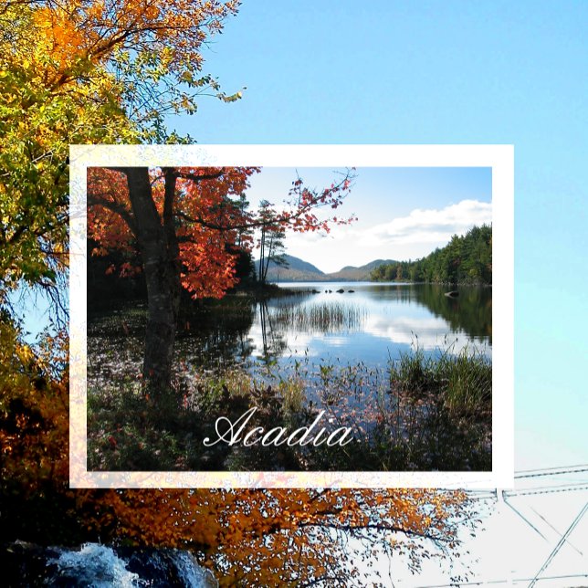 Cartão Postal Eagle Lake, Acadia National Park, Maine (Criador carregado)