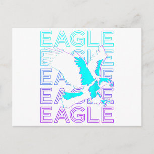 Cartão Postal Eagle Retro 