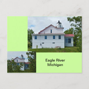 Cartão Postal Eagle River Michigan