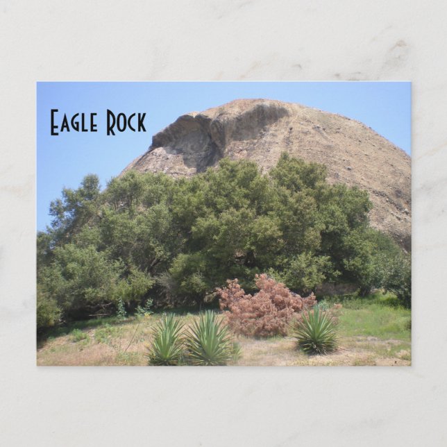 Cartão Postal Eagle Rock California Monument Landmark (Frente)