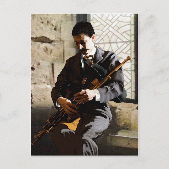 Cartão Postal Eamon Ceannt, Patriota Irlandês (Frente)