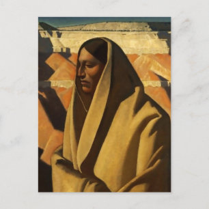 Cartão Postal "Earth Knower" Arte Ocidental de Maynard Dixon