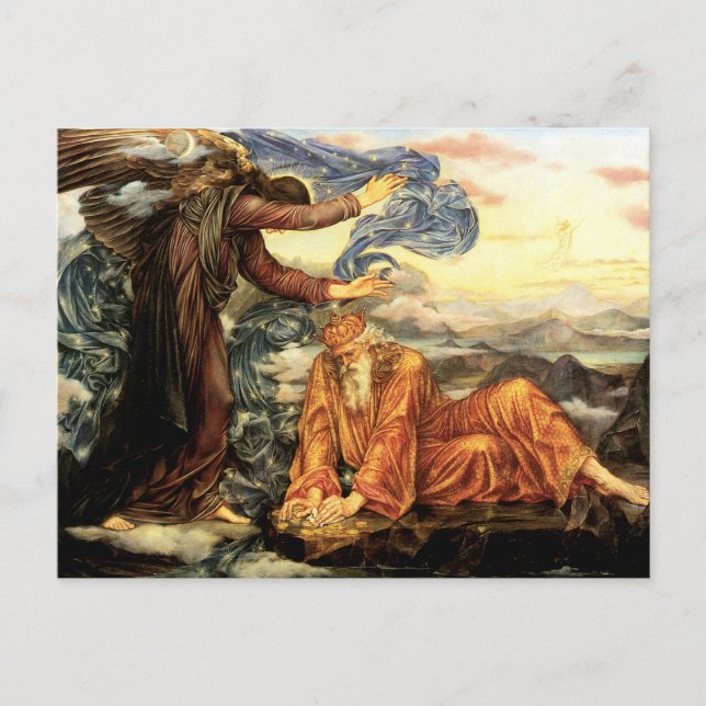 Cartão Postal Earthbound by Evelyn De Morgan, Victorian Art (Frente)