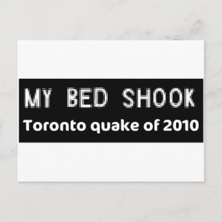 Cartão Postal EARTHQUAKE Toronto