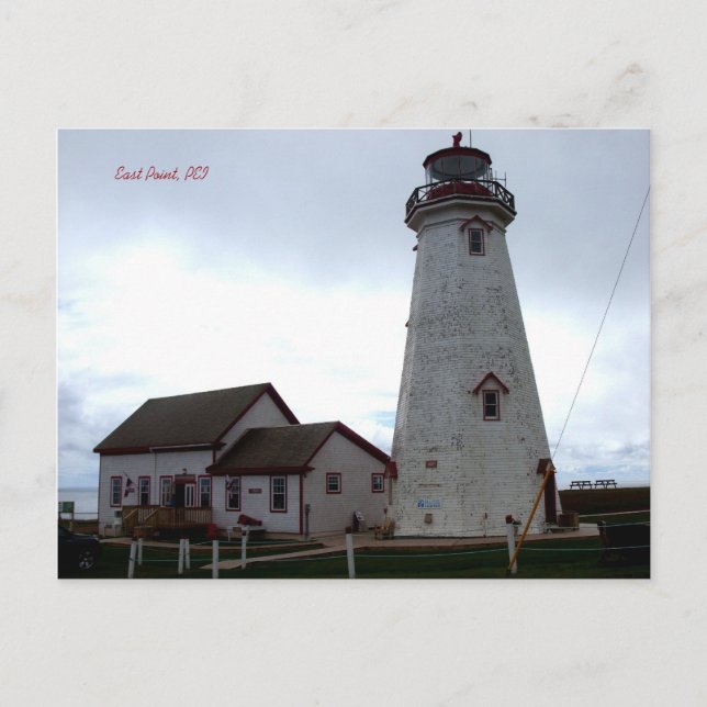 Cartão Postal East Point, PEI postcard (Frente)