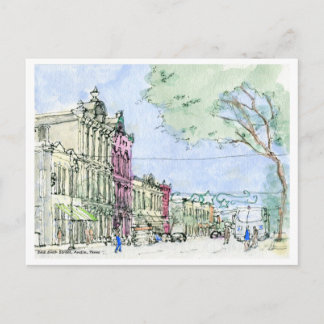 Cartão Postal East Sexta Street, Austin, Texas