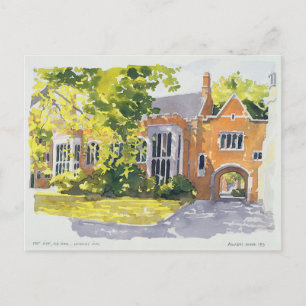 Cartão Postal East Side Old Hall Lincoln em 1983