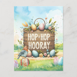 Cartão Postal Easter Party Invitation card 
