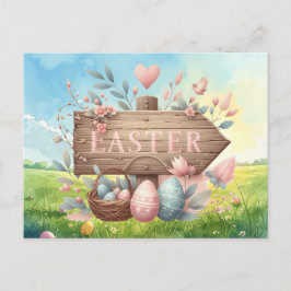 Cartão Postal Easter Party Invitation card 