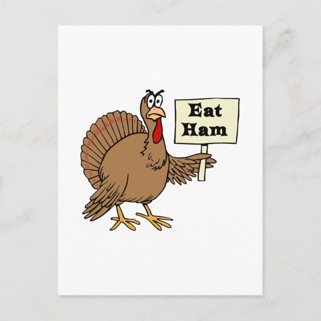 Cartão Postal Eat Ham (Frente)