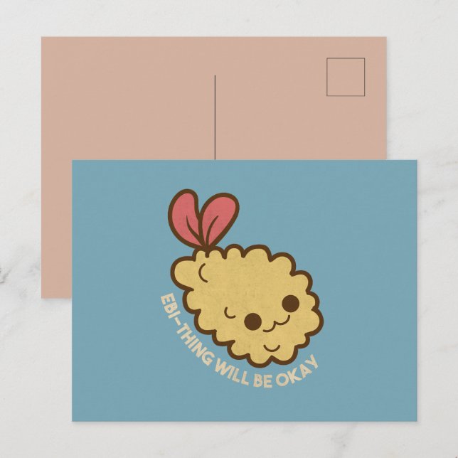 Cartão Postal Ebi-thing Vai Ficar Bem (Frente/Verso)