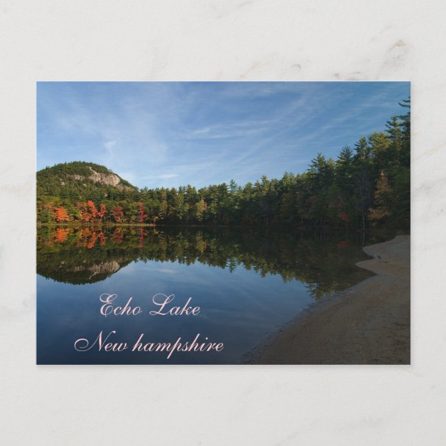 Cartão postal Echo Lake New Hampshire (Frente)