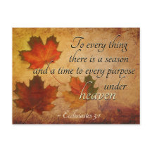 Eclesiastes 3:1 Para tudo há uma estação,