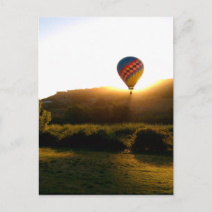 Cartão Postal eclipse de balões