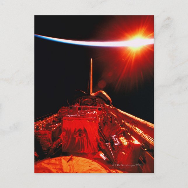 Cartão Postal Eclipse do Espaço (Frente)