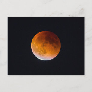 Cartão Postal Eclipse Lunar Blue Moon Estado de Washington