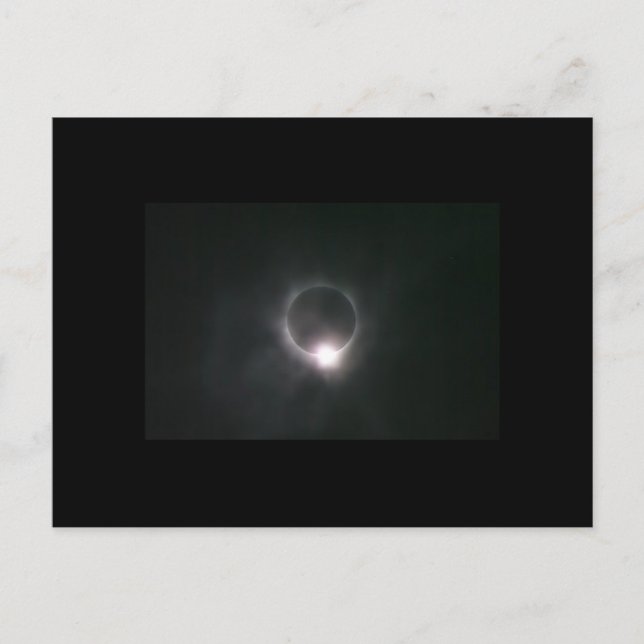 Cartão Postal Eclipse Solar (Frente)