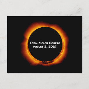 Cartão Postal Eclipse Total do Sol do Século 2027