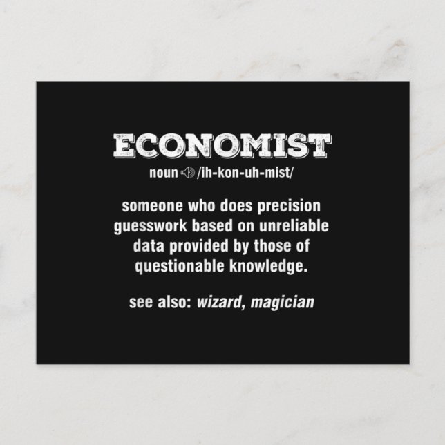 Cartão Postal Economia Estudante Fiscalidade Professora Economis (Frente)