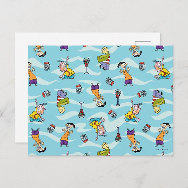 Cartão Postal Ed, Edd, Eddy Pattern (Frente/Verso)