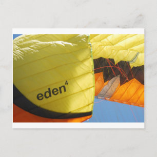 Cartão Postal Eden Parachute