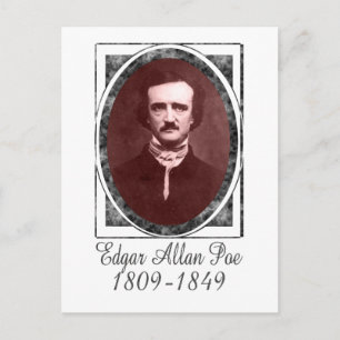 Cartão Postal Edgar Allan Poe
