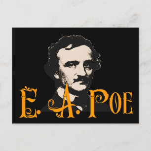 Cartão Postal Edgar Allan Poe