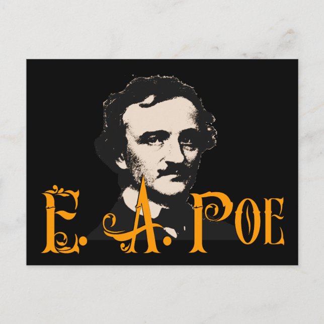 Cartão Postal Edgar Allan Poe (Frente)