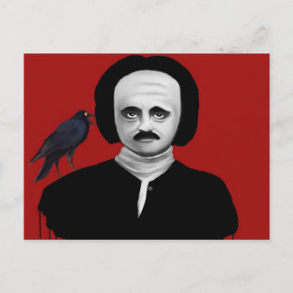 Cartão Postal edgar allan poe