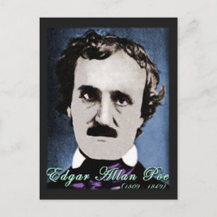 Cartão Postal Edgar Allan Poe