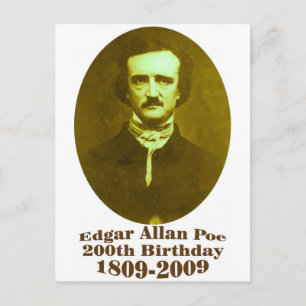 Cartão Postal Edgar Allan Poe
