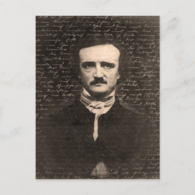 Cartão Postal Edgar Allan Poe (Frente)