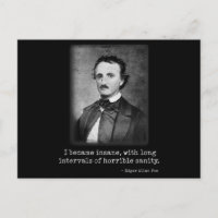Edgar Allan Poe Eu Tornei-Me Um Autor Insano Famos