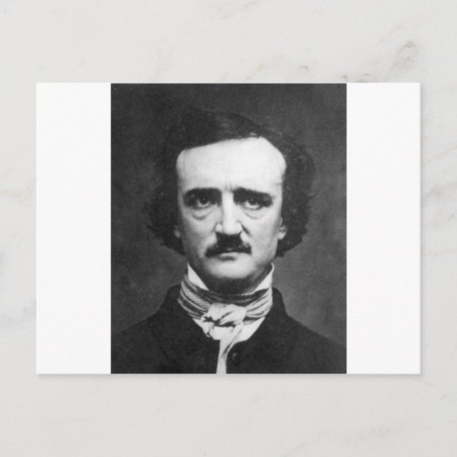 Cartão Postal edgar allen poe (Frente)