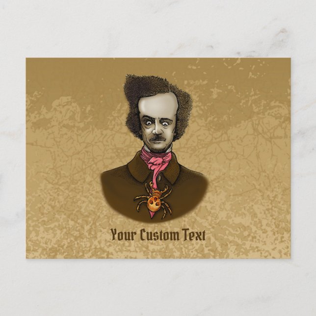 Cartão Postal Edgar com Inseto Dourado (Frente)