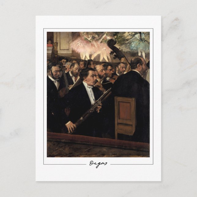 Cartão Postal Edgar Degas #12 - Cartão-postal de arte (Frente)