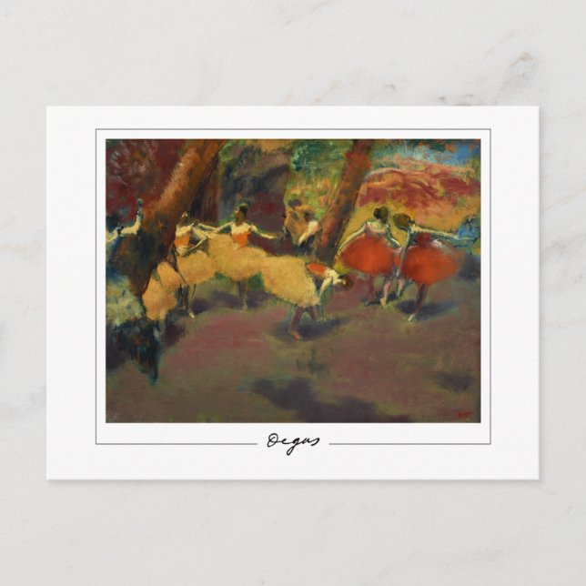 Cartão Postal Edgar Degas #28-2 - Cartão-postal de arte (Frente)