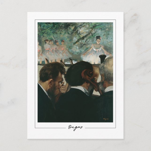 Cartão Postal Edgar Degas #5-2 - Cartão-postal de arte (Frente)