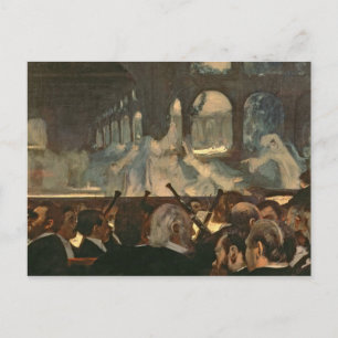 Cartão Postal Edgar Degas   A cena do balé, a ópera de Meyerce