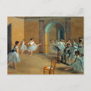 Cartão Postal Edgar Degas A Dança Foyer na Ópera