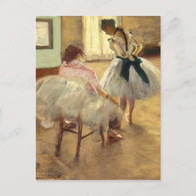 Cartão Postal Edgar Degas A Lição Da Dança (Frente)