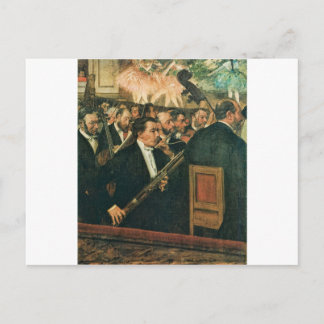 Cartão Postal Edgar Degas A Orquestra da Ópera