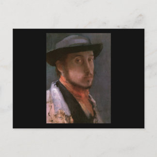 Cartão Postal Edgar Degas autorretrato