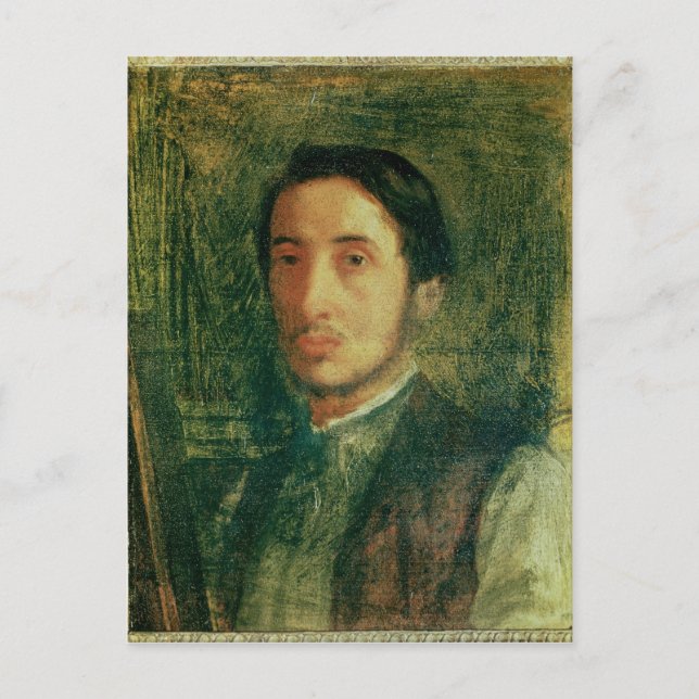 Cartão Postal Edgar Degas | Autorretrato como jovem (Frente)