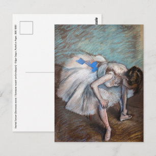 Cartão Postal Edgar Degas - Bailarina Sentada